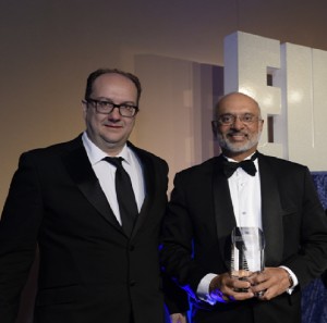 DBS CEO Piyush Gupta receives Euromoney’s World’s Best Digital Bank award in London