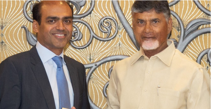 Sumeer Chandra and Chandrababu Naidu