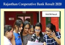 Rajasthan Cooperative Bank Result 2020: Download Merit List here Rajasthan Cooperative Bank Result