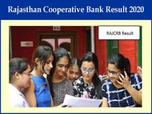 Rajasthan Cooperative Bank Result