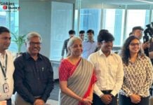 Finance Minister Nirmala Sitharaman Reviews Innovative Fintech Solutions at Pine Labs Finance Minister Nirmala Sitharaman