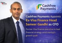 Cashfree Payments Appoints Sameer Gandhi as CFO Sameer Gandhi