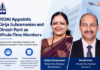 IRDAI Appoints Girija Subramanian and Dinesh Pant as Whole-Time Members IRDAI