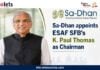 Sa-Dhan Appoints ESAF Small Finance Bank MD & CEO K. Paul Thomas as Chairman K. Paul Thomas