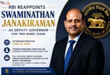RBI Reappoints Swaminathan Janakiraman as Deputy Governor for Two More Years Swaminathan Janakiraman