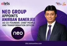 Neo Group Appoints Anirban Banerjee as Co-founder, Chief People and Transformation Officer Anirban Banerjee