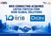 IIRIS Consulting Acquires Listed Fintech Firm Dion Global Solutions IIRIS Consulting