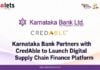 Karnataka Bank Partners with CredAble to Launch Digital Supply Chain Finance Platform Karnataka Bank, CredAble
