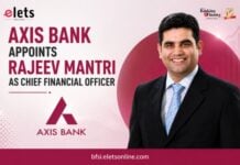 Axis Bank Appoints Rajeev Mantri as Chief Financial Officer Rajeev Mantri