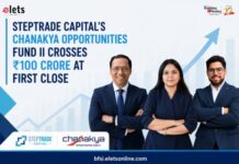 Steptrade Capital’s Chanakya Opportunities Fund II Crosses ₹100 Crore at First Close Steptrade Capital