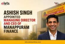 Ashish Singh Appointed Managing Director and CEO of Manappuram Finance Ashish Singh