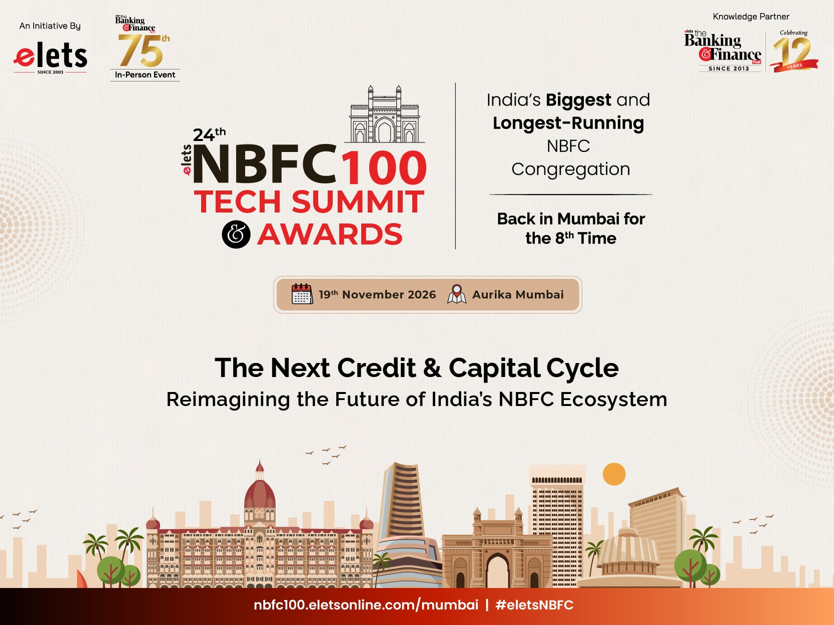 24th Elets NBFC100 Tech Summit, Mumbai