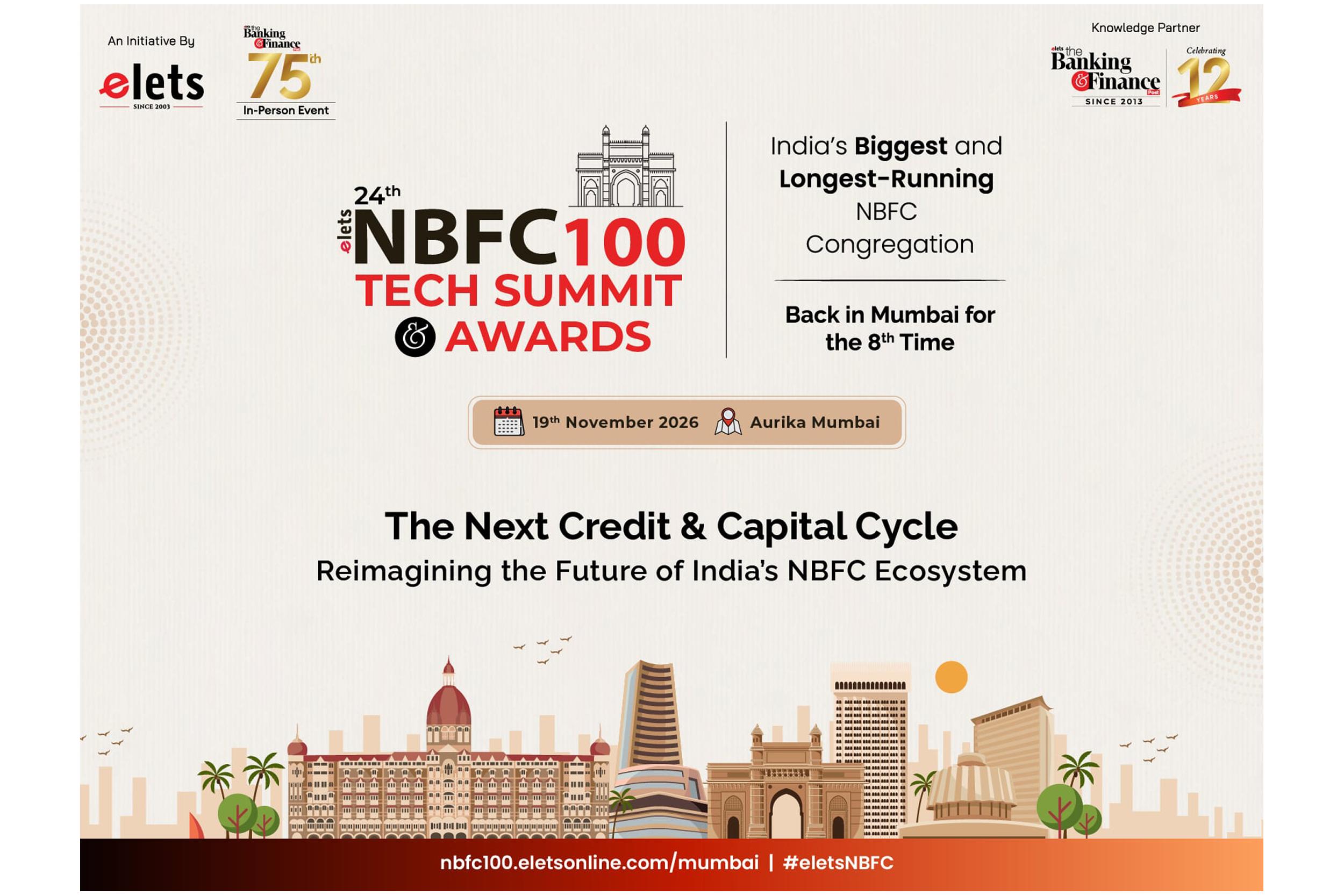 24th Elets NBFC100 Tech Summit, Mumbai