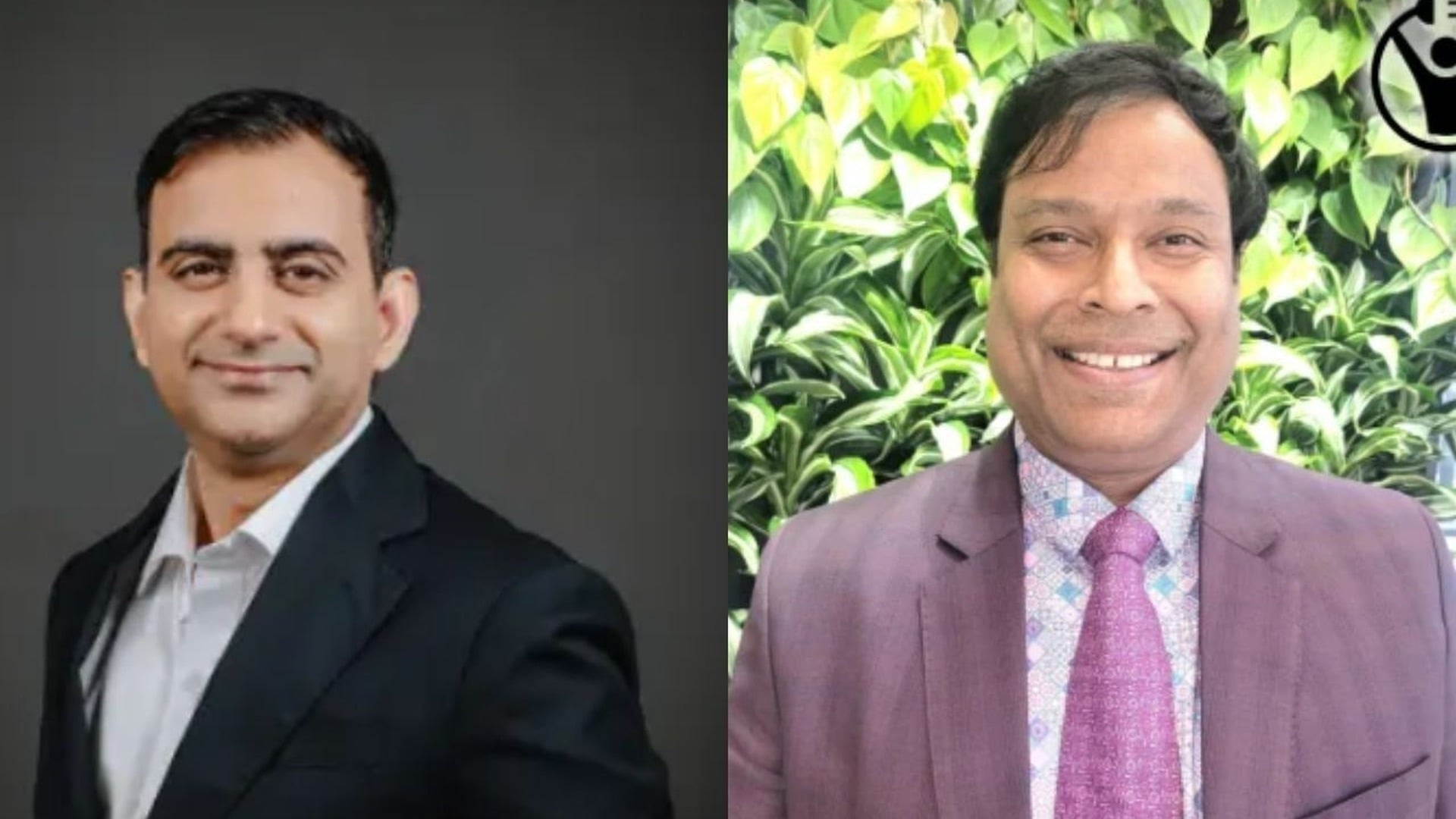 Fibe MD and Group CEO Akshay Mehrotra and Hygge Energy founder and CEO Prateek Saxena