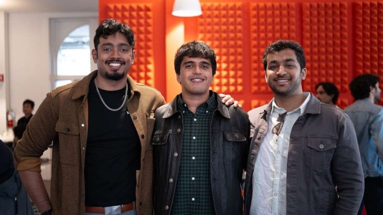 Mochatrade co-founders Utkarsh Sinha, Chetan Manda and Parth Maheshwari