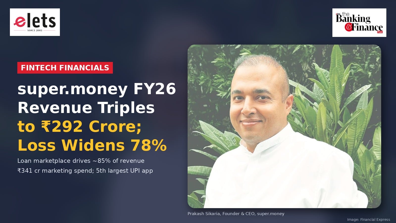 super.money founder and CEO Prakash Sikaria